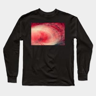 Red and Black abstract painting Long Sleeve T-Shirt